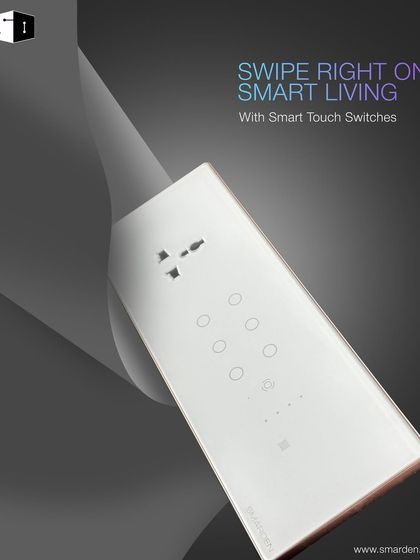 Swipe right on smart living. Your switches should be as smart as you are, and I make that happen with these elegant touch panels.