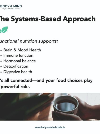 Body & Mind PhysioPilates Studio - Functional Nutrition Guidance Understanding Functional Nutrition photo 3