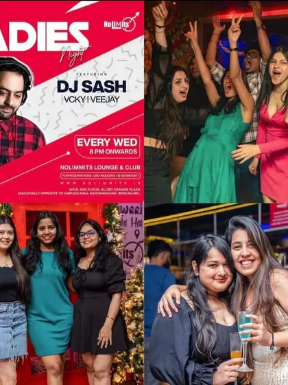 A collage from a Ladies' Night, showing the fun and stylish crowd that attends my events.