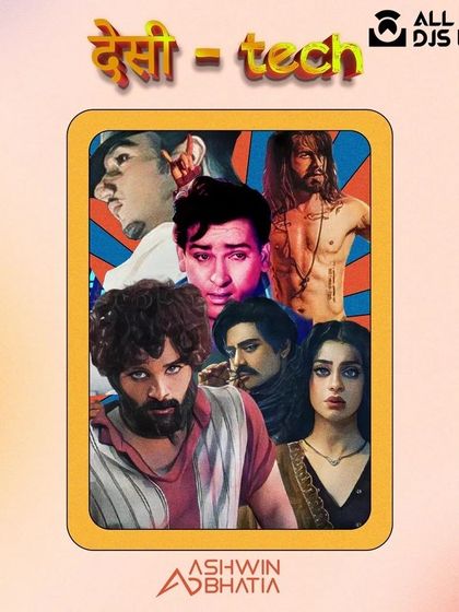 The cover art for my first "Desi Tech" album. This project was all about civilizing wild sounds into time and tune, blending Bollywood nostalgia with modern tech house.