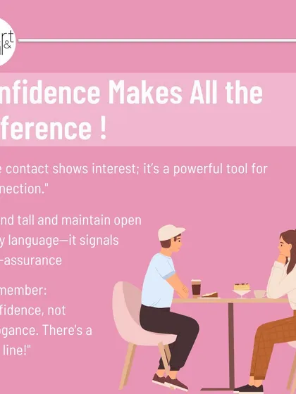 Confidence is magnetic, but it's subtle. It's in your eye contact, your open body language, and how you carry yourself. Here's how to project self-assurance without crossing the line into arrogance.