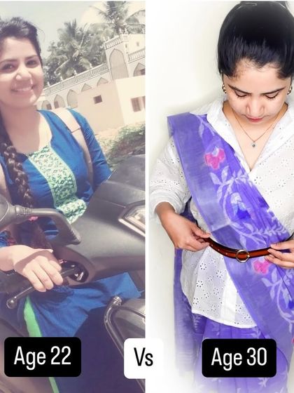 A little then-and-now from age 22 to age 30. My 30s have been a revelation, teaching me to let go of insecurities and embrace who I truly am.