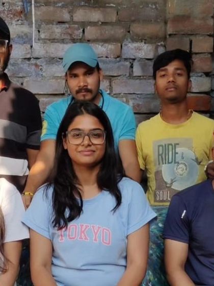 A group photo with our team. Building a positive and inclusive workplace is as important to us as the environmental impact we create.