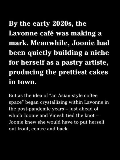 This explains how my role grew over time. I started by quietly building a niche for myself as a pastry artist, and now I'm proud to be at the forefront of our creative journey.