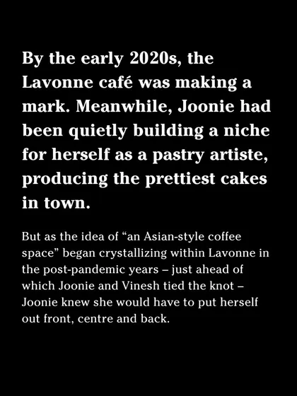 This explains how my role grew over time. I started by quietly building a niche for myself as a pastry artist, and now I'm proud to be at the forefront of our creative journey.