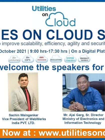 Our partnerships extend to major industry events, bringing together experts from government and the private sector. Here we welcome speakers from the Ministry of Electronics and Information Technology, STT GDC India, and Thales Group to the Utilities on Cloud Summit.