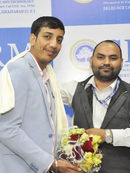 Being felicitated at my former university. It shows that with dedication, you can go from being a regular student to an industry expert in your own college.