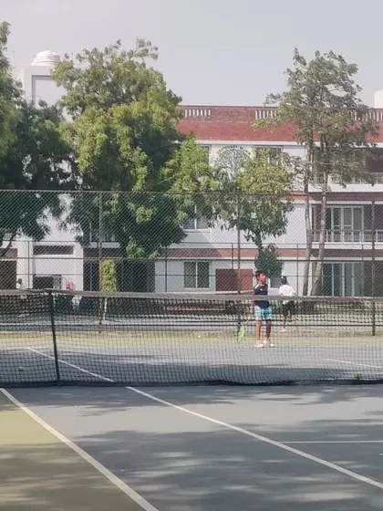A glimpse of a match in progress during the TPL-ITA tournament. Our scheduling and court management ensure that all matches run smoothly throughout the event.
