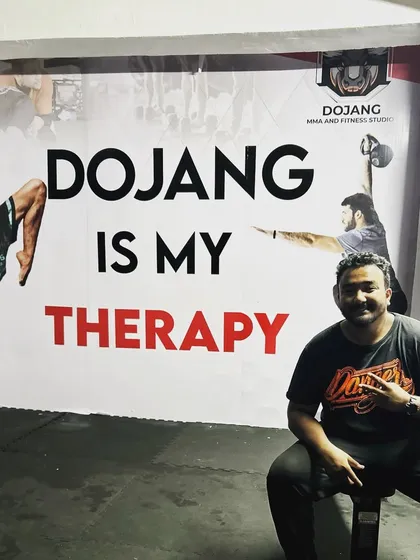 This banner says it all. For me and for so many of our members, the gym is more than just a place to work out. Dojang is my therapy.