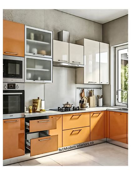 Designing with a Touch of Sweetness - Modular Home Interiors Cute & Compact Kitchens photo 6