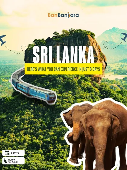 Sri Lanka in 6 days, sorted. This trip is the perfect mix of adventure and chill, from scenic train rides over lush green hills to meeting elephants. We've packed it all into one affordable international holiday package.
