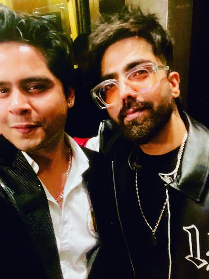 What a night meeting the great Harrdy Sandhu. He's one of the most amazing singers of our generation, and his energy is just as infectious off-stage as it is on.