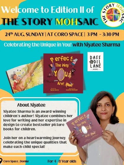 We love bringing stories to life by hosting talented authors. This event, part of our "Story MOHSAIC" series, featured award-winning author Niyatee Sharma, giving children a chance to meet the creators behind their favorite books.