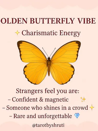 What vibe do you give to strangers? Pick a butterfly to find out if you are perceived as free-spirited and adventurous, charismatic and magnetic, or peaceful and healing.