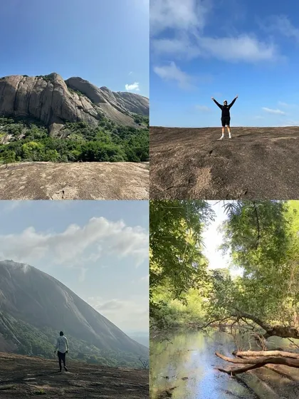 We trade city skylines for mountain views. This collage captures the essence of our treks: epic landscapes, open skies, and quiet moments in nature that you just can't get in Bangalore.