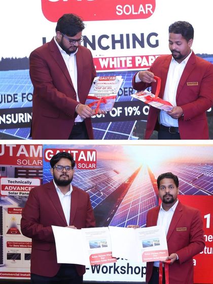 We launched our technical white paper, "Ensuring Minimum CUF of 19% for a Solar Power Plant," at a press conference in Jaipur, providing a guide for developers under the PM-KUSUM Scheme.