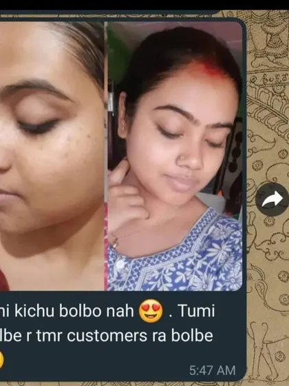 This is why I do what I do. Seeing my customers share their 'without filter' glowing skin pictures makes me so happy. This is the real result of using natural, handmade products consistently.