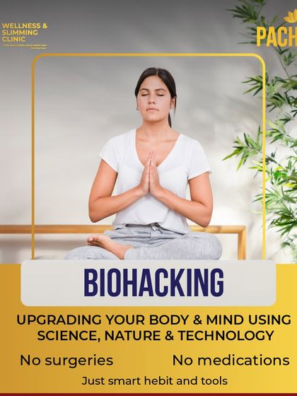 Biohacking is not about surgeries or medications. It is about upgrading your body and mind using smart habits and tools, blending the best of science, nature, and technology for a better you.