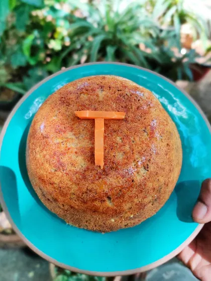 I bake custom birthday cakes for dogs, like this simple and healthy carrot and chicken cake. I can personalize it with your dog's initial, making their special day even more memorable.