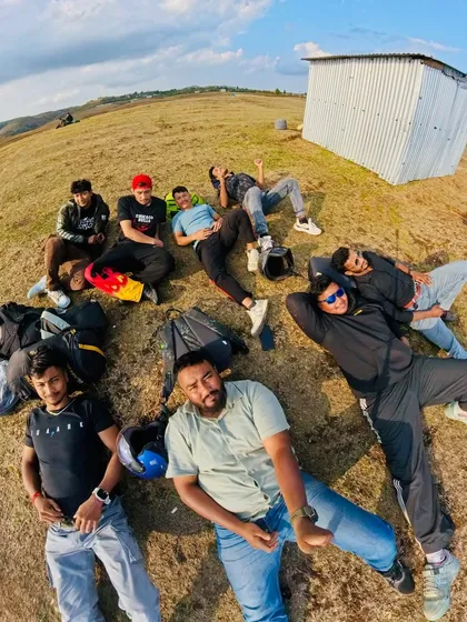 Taking a break and enjoying the Bihu holiday with the team. Relaxing together in the open air is a great way to recharge.