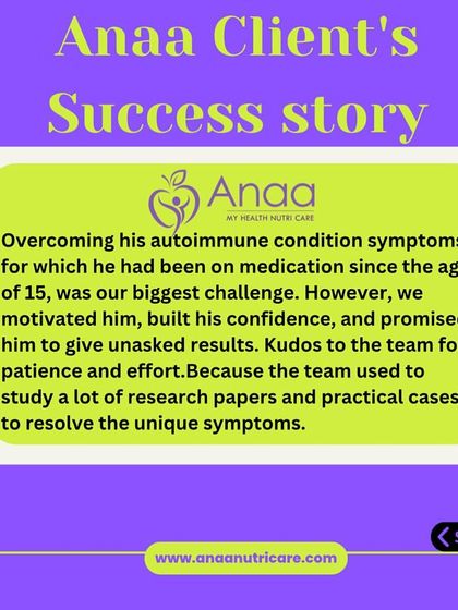 Anaa Nutricare - Medical Nutrition Therapy Client Transformations & Results photo 5