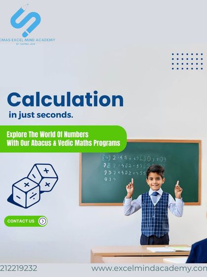Calculation in just seconds. We invite students to explore the world of numbers with our Abacus and Vedic Maths programs, designed for speed and mental agility.
