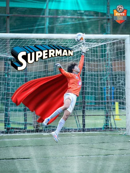 Defying gravity to protect the goal. This incredible "Superman" save from our goalkeeper captures the high-level skill, athleticism, and sheer excitement that is a part of every training session and match.
