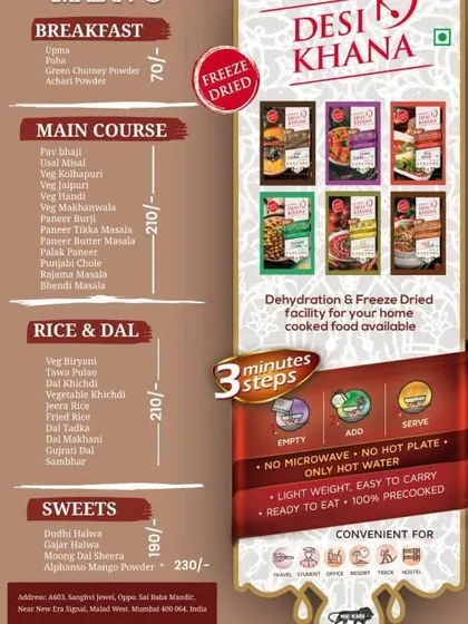 Explore our menu of ready-to-eat meals. We offer a wide variety of main courses, rice dishes, breakfast items, and even desserts, all 100% natural and ready in minutes.