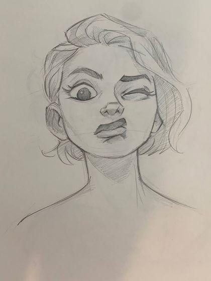 In our cartooning course, we teach how to exaggerate features and expressions to create memorable and emotive characters.