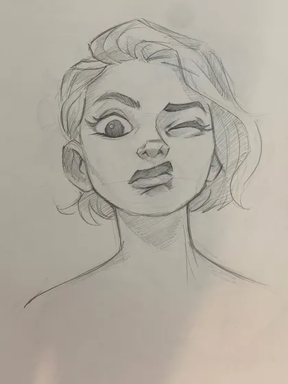 In our cartooning course, we teach how to exaggerate features and expressions to create memorable and emotive characters.