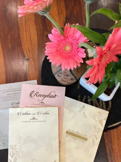 The Beginning - Wedding Invitations Modern Floral & Botanical Invites photo 5