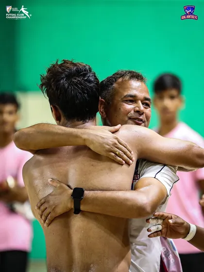 A hug that says it all. The bond between our players and coaches is the foundation of our success.