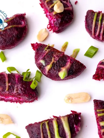 My Stuffed Feta Cheese Beetroot Kebabs are as beautiful as they are delicious. The earthy beetroot pairs perfectly with the salty feta, creating a balanced and flavorful vegetarian appetizer.