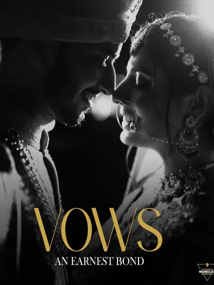 Sometimes, the most powerful stories are told without color. This black and white portrait focuses purely on the emotion and the earnest bond of the vows, creating a timeless and artistic memory of the couple's commitment.