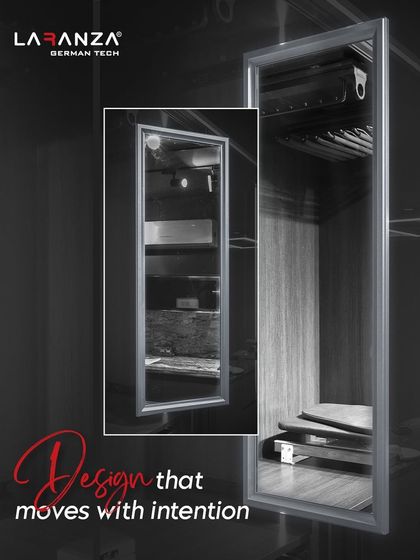 This is design that moves with intention. The pull-out mirror is another example of how my accessories do more than just store; they adapt and elevate.