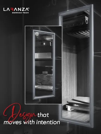 This is design that moves with intention. The pull-out mirror is another example of how my accessories do more than just store; they adapt and elevate.
