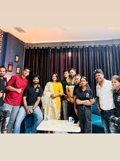 A group photo with the entire team after a successful shoot. Engaging in public discourse is an important part of my work as an advocate.