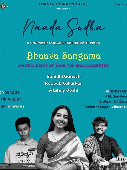 Sunidhi Ganesh - Acoustic Singer (Solo/Duo) Bhavageethe & Intimate Baithak Sessions photo 4