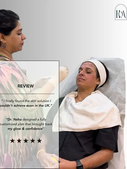 I am incredibly proud of the trust my clients place in me, including those who travel internationally for their treatments. This client from the UK found the customized skin solution she was looking for right here, achieving a glow and confidence that she couldn't find elsewhere. Her journey is a testament to the personalized, results-driven care we provide.