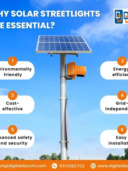We provide access to sustainable and cost-effective infrastructure solutions. This infographic details the key benefits of implementing solar streetlights, including energy efficiency, grid independence, enhanced public safety, and straightforward installation, all available from vendors on our platform.