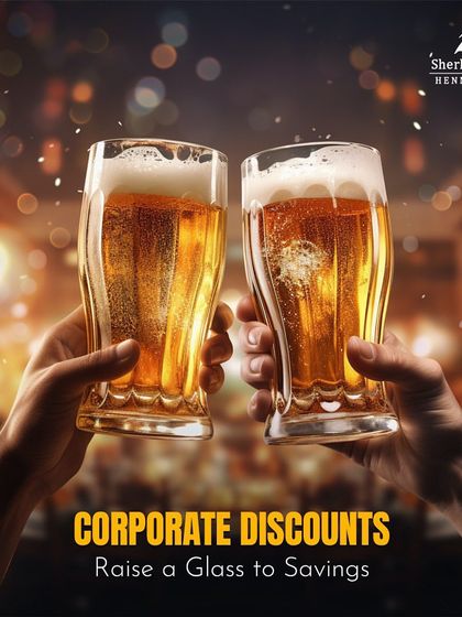 Raise a glass to savings. My corporate discounts are the perfect excuse to get the team together for a round of drinks.