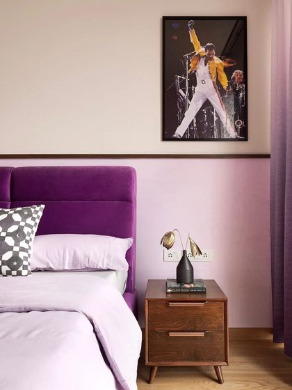 A duplicate of 244, showing the purple bedroom with the Freddie Mercury print.