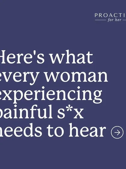 If you are experiencing painful sex, there are a few things you absolutely need to hear.