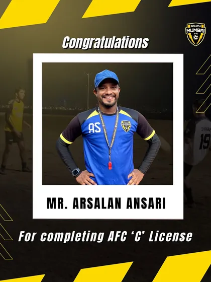 We celebrate our coaches' achievements. Congratulations to Mr. Arsalan Ansari for completing his AFC 'C' License, raising the level of certified coaching at our academy.