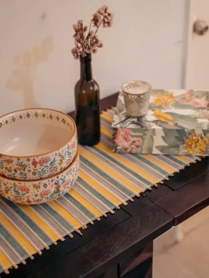 The Yellow Dwelling - Custom Soft Furnishings Stylish Dining: Tablecloths & Runners photo 9