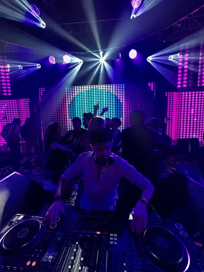 A shot from a high-energy club night, part of my 2024 recap. Every gig adds to the journey.