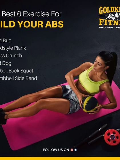 Here are six of the best exercises to build your abs. This routine includes a mix of movements like the dead bug, hardstyle plank, and barbell back squat to build a truly strong core.
