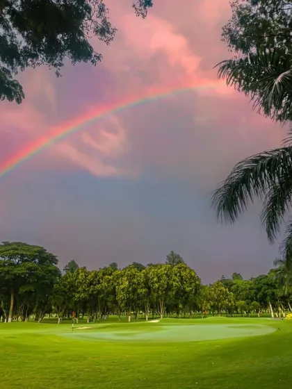 The reward for dedication isn't just a lower score, but moments like these. I coach at some of Bangalore's most beautiful courses, where the environment itself is part of the incredible experience.