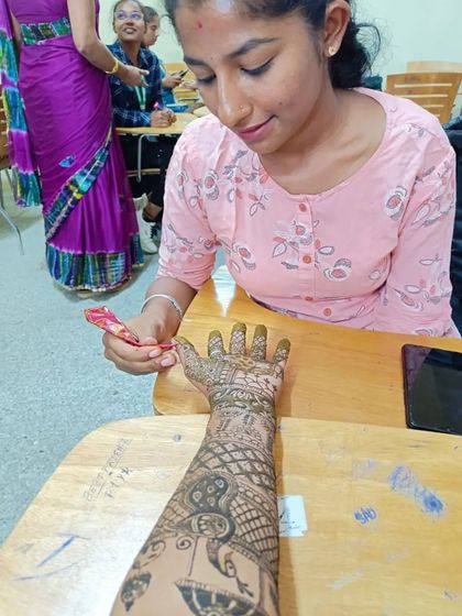 Chandu - Bridal Mehendi My Process & Dedication photo 8