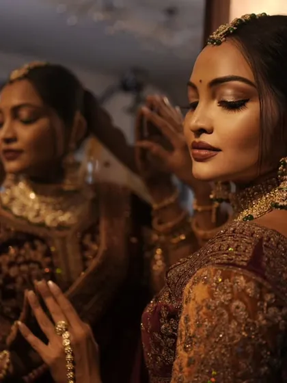 An artistic mirror shot, a great addition to any professional portfolio.